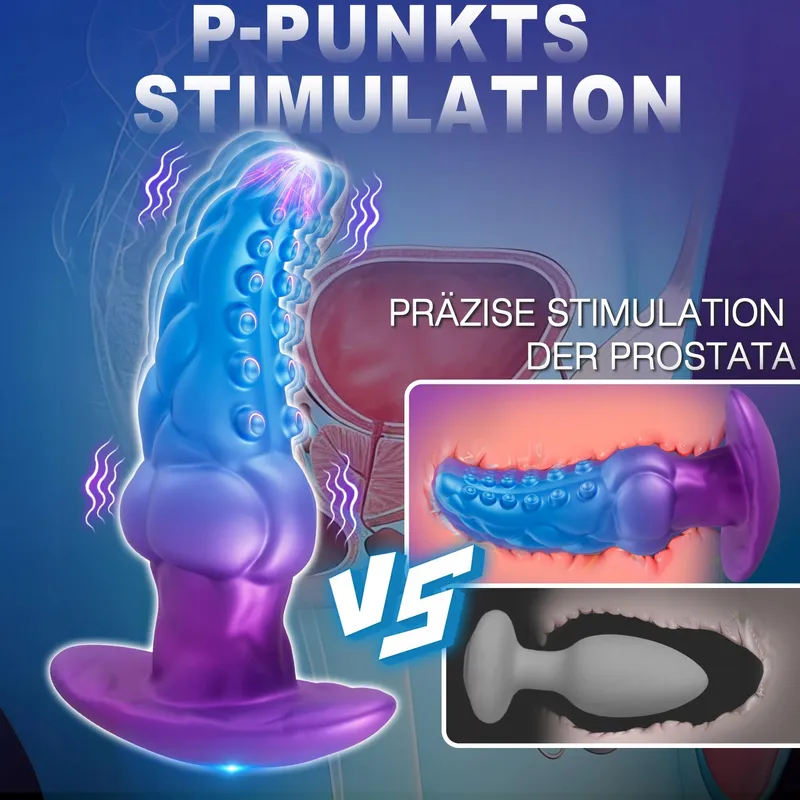 Monster Knot Anale Vibrator Siliconen 8 Standen — foto 3
