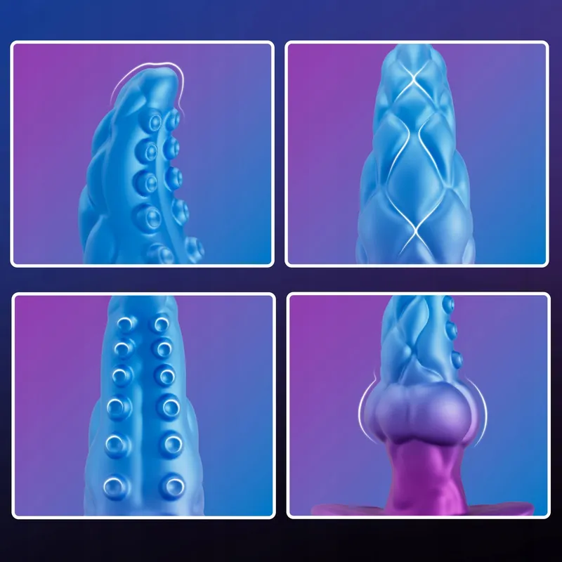 Monster Knot Anale Vibrator Siliconen 8 Standen — foto 6