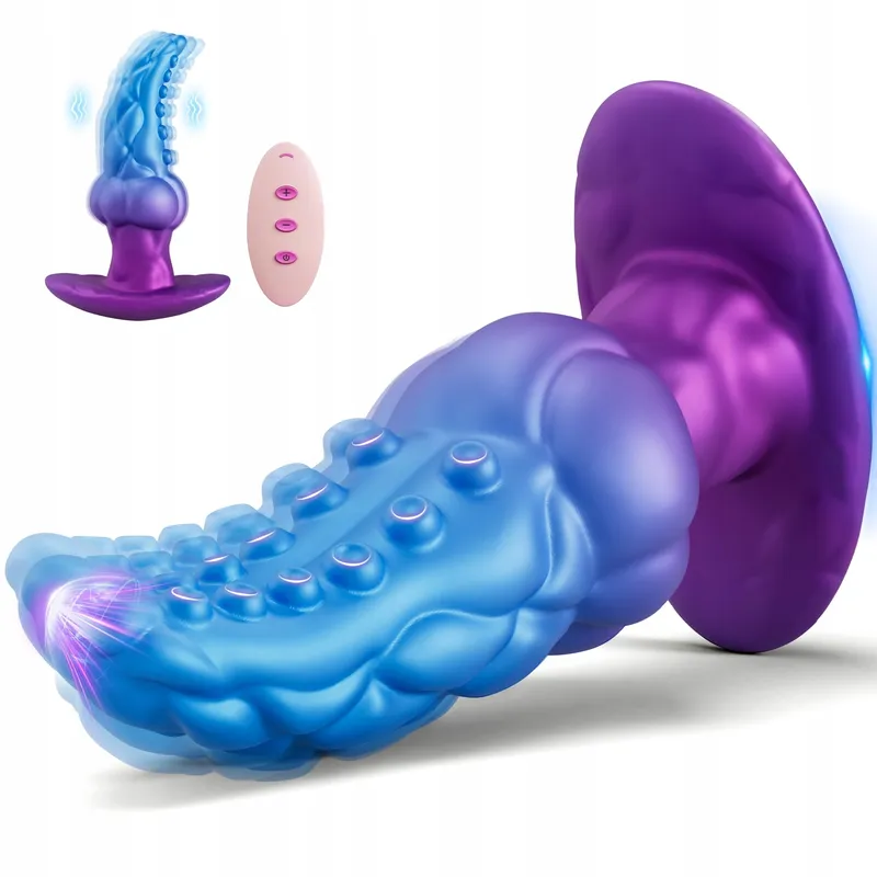 Monster Knot Anale Vibrator Siliconen 8 Standen — foto 1