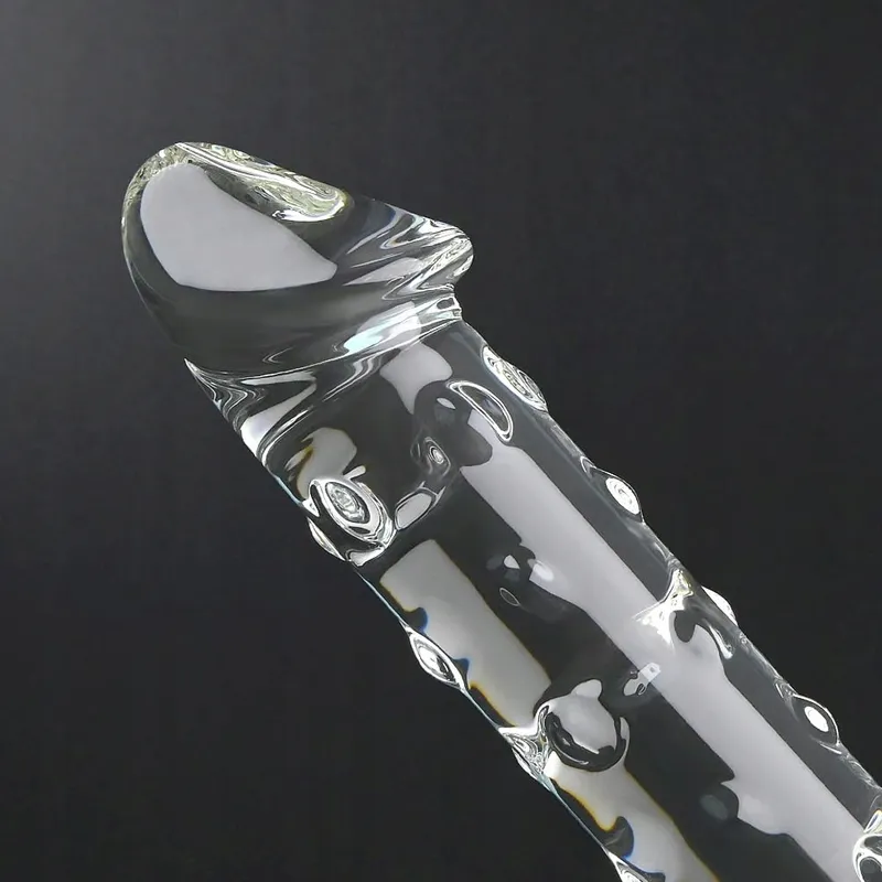 SXOVO Realistische Dildo 25cm Glas Analkralen G-Punt Prostaat — foto 4