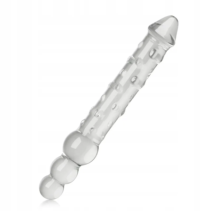 SXOVO Realistische Dildo 25cm Glas Analkralen G-Punt Prostaat — foto 2
