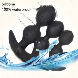 AMAZBEE Siliconen Analplug met Haak Prostaatmassager — miniatuur 3