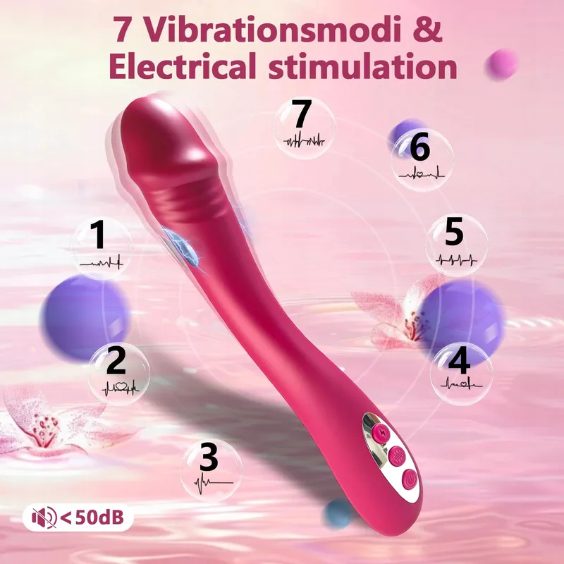ELECTROSHOCK Vibratorset voor Vrouwen Siliconen G-punt Stimulator — foto 2