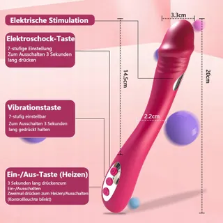 ELECTROSHOCK Vibratorset voor Vrouwen Siliconen G-punt Stimulator — miniatuur 5