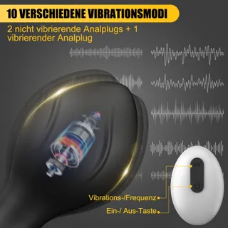 MEETEEL Grote Anale Vibrator 10 Standen Prostaatstimulatie Koppels — miniatuur 3