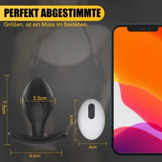 MEETEEL Grote Anale Vibrator 10 Standen Prostaatstimulatie Koppels — miniatuur 2