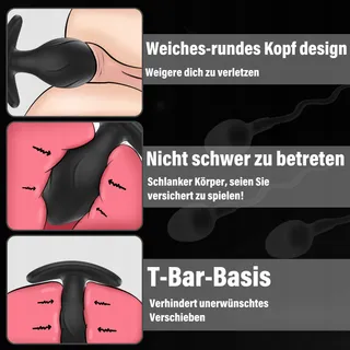 MEETEEL Grote Anale Vibrator 10 Standen Prostaatstimulatie Koppels — miniatuur 4