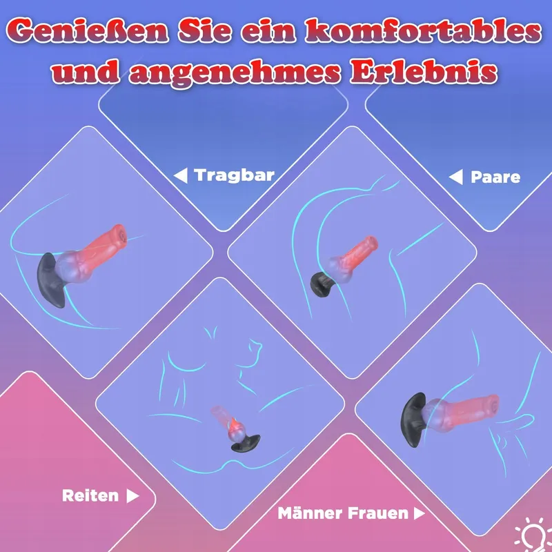 FOXWAND Siliconen Analplug 15cm Mannen Vrouwen Fantasy Dildo — foto 7
