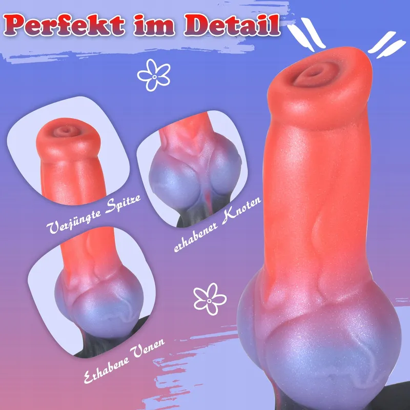 FOXWAND Siliconen Analplug 15cm Mannen Vrouwen Fantasy Dildo — foto 3