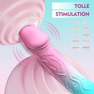 Dildo Vibrator Vrouwen G-Punt 10 Vibratiestanden Prostaatstimulatie — miniatuur 6