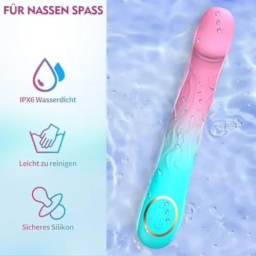 Dildo Vibrator Vrouwen G-Punt 10 Vibratiestanden Prostaatstimulatie — foto 5