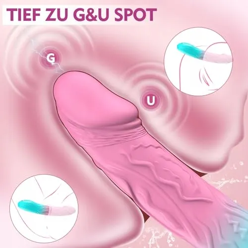 Dildo Vibrator Vrouwen G-Punt 10 Vibratiestanden Prostaatstimulatie — foto 2