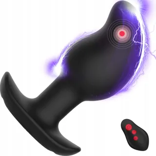 ELEKTROSHOCK Prostaatvibrator voor Mannen 8 Standen Siliconen Analplug