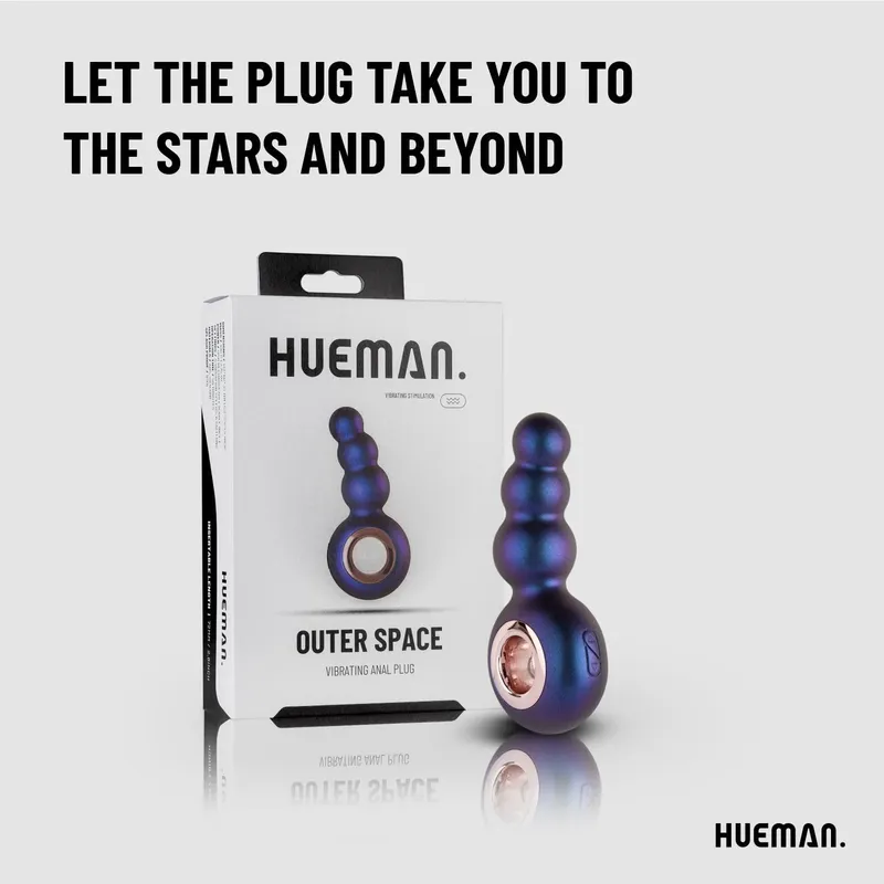 HUEMAN Vibrerende Buttplug Kosmos — foto 5