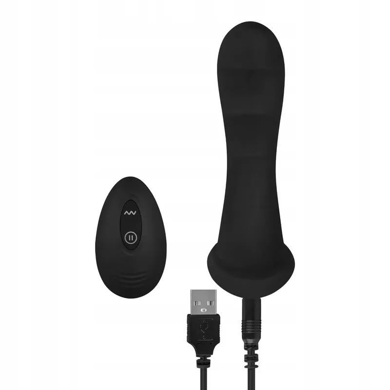 EIS Anale Vibrator Afstandsbediening 10 Programma's Waterdicht Zwart — foto 4
