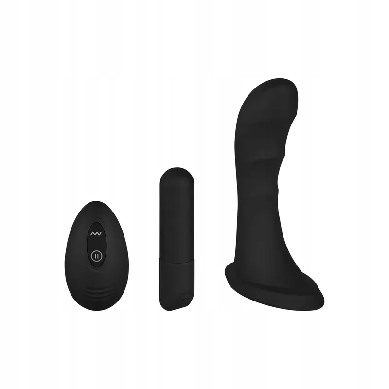 EIS Anale Vibrator Afstandsbediening 10 Programma's Waterdicht Zwart — foto 1