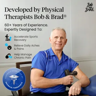 BOB AND BRAD Q2 Mini Massagepistool 5 Opzetstukken met Etui — miniatuur 2