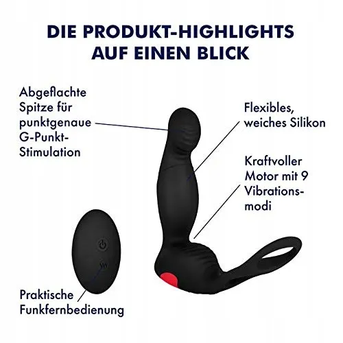 Prostaatstimulator met Penisring Oplaadbaar 165CM — foto 2