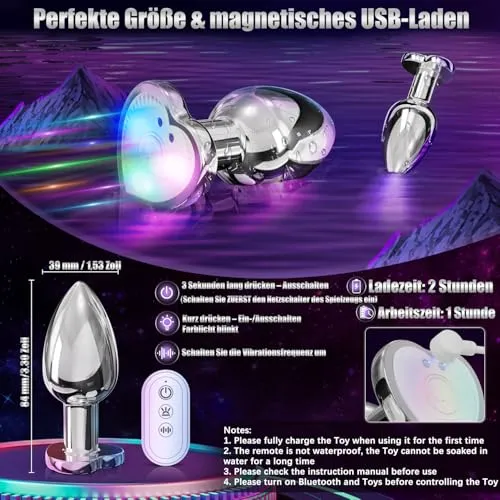 ANAL VIBRATOR 9 Standen Prostaatstimulatie voor Mannen — foto 6