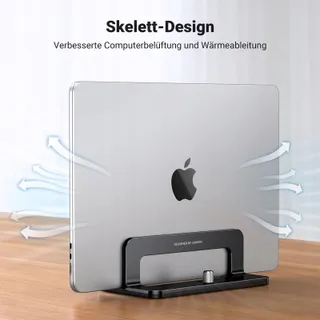 UGREEN Verticale Laptopstandaard Aluminium Thermisch Ruimtebesparend — miniatuur 5