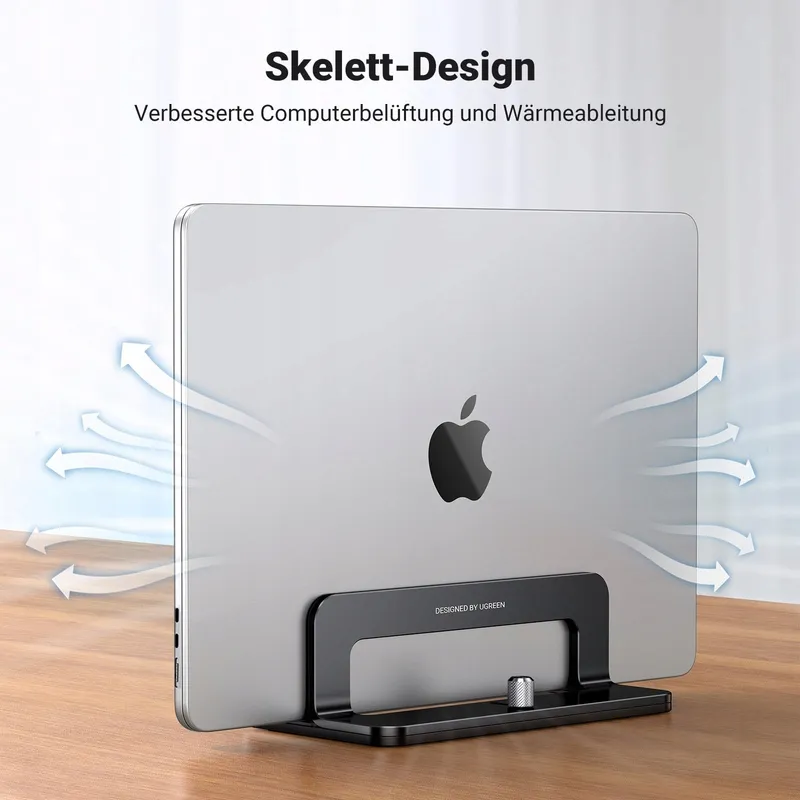 UGREEN Verticale Laptopstandaard Aluminium Thermisch Ruimtebesparend — foto 5