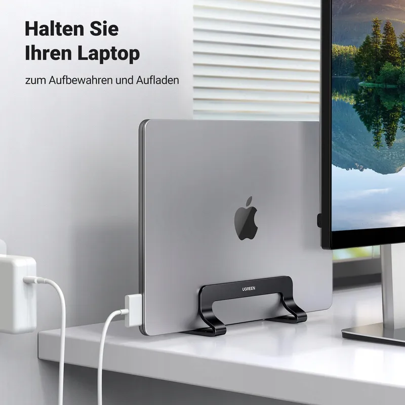 UGREEN Verticale Laptopstandaard Aluminium Thermisch Ruimtebesparend — foto 3