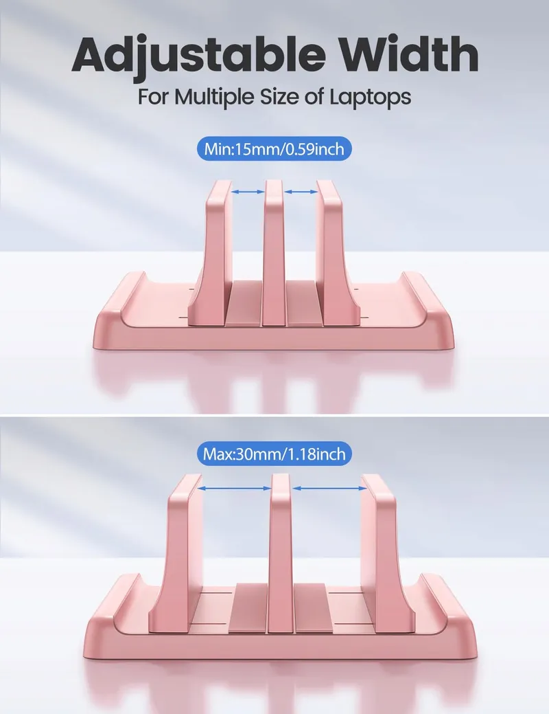 VAYDEER Verticale Laptopstandaard 4-in-1 MacBook Tablets — foto 7