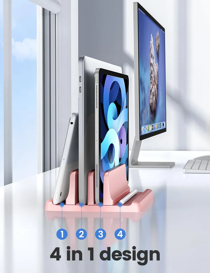 VAYDEER Verticale Laptopstandaard 4-in-1 MacBook Tablets — foto 2
