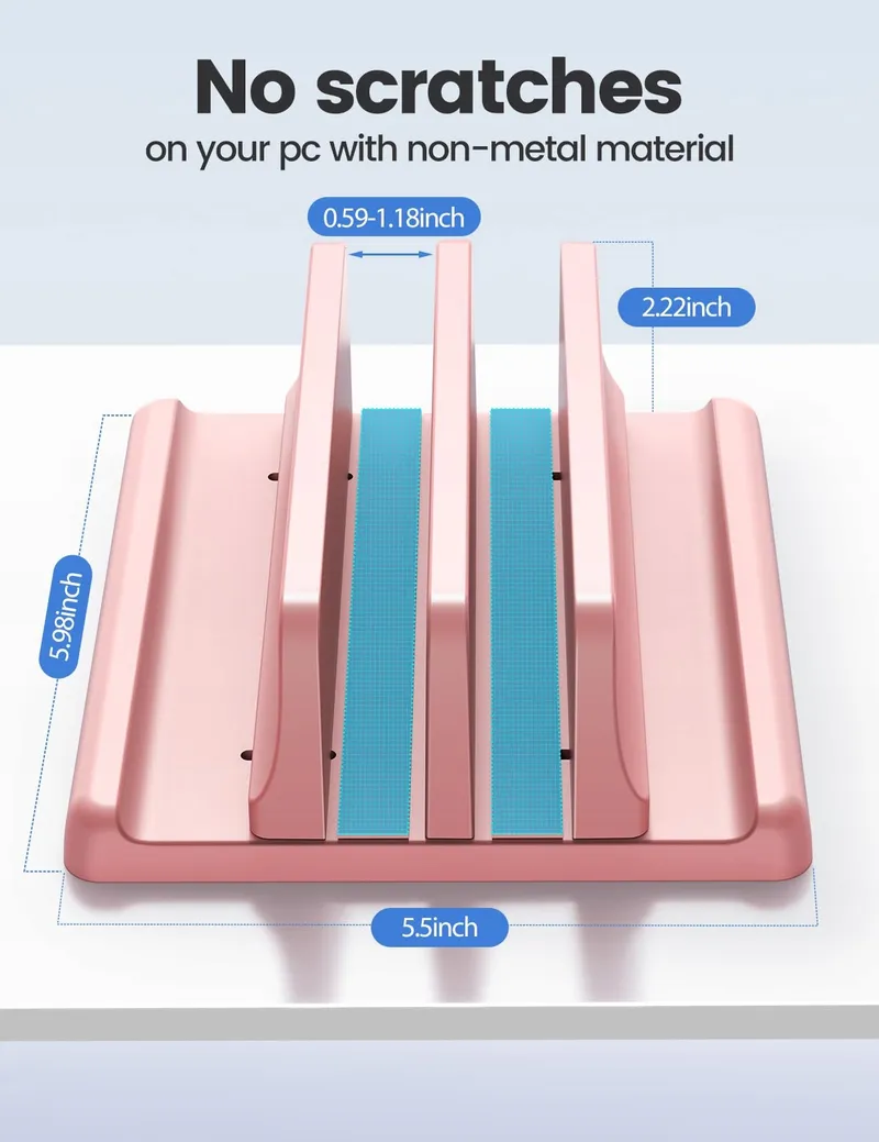 VAYDEER Verticale Laptopstandaard 4-in-1 MacBook Tablets — foto 4