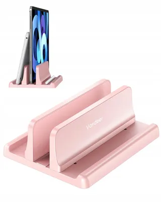 VAYDEER Laptopstandaard 3-in-1 MacBook iPad 17 inch Roze — miniatuur 1