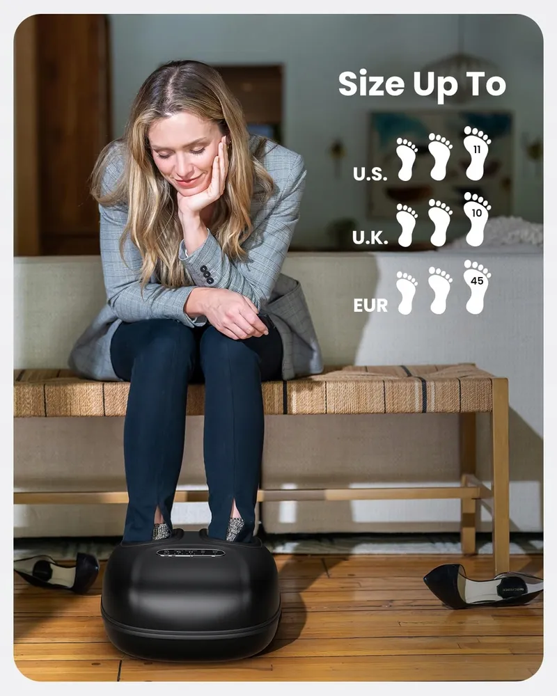 RENPHO Elektrische Voetmassager met Verwarming Shiatsu — foto 2