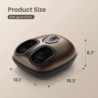 RENPHO Draagbare Voetmassager Warmte 3D Kneden — miniatuur 7