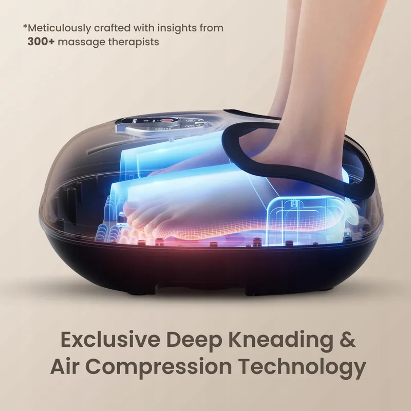 RENPHO Draagbare Voetmassager Warmte 3D Kneden — foto 3