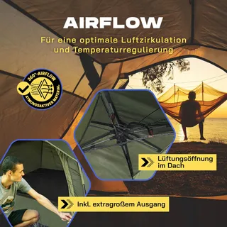 WHERE TOMORROW Pop-up Tent 4 Personen Camping Festival Strand — miniatuur 8