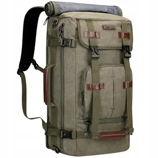 WITZMAN Reisrugzak Vintage Canvas Laptop 17"