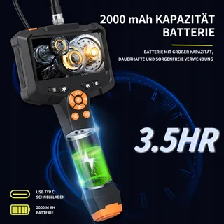 DAXIONGMAO Endoscoopcamera 4,3 Inch IP67 Waterdicht 1080P HD 5m — miniatuur 4