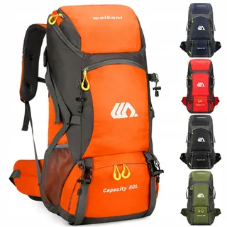 FAVUIT Wandelrugzak 50L Licht Opvouwbaar Trekking Outdoor