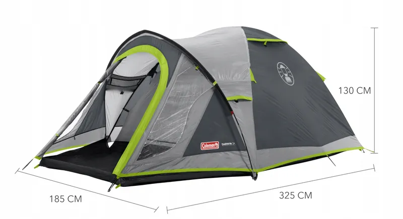 COLEMAN Darwin Tent 2-4 Personen Licht Waterdicht 4500mm — foto 2