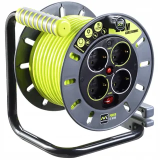 MASTERPLUG PRO-XT Kabelhaspel 25m 4 Stopcontacten Thermobeveiliging — miniatuur 3