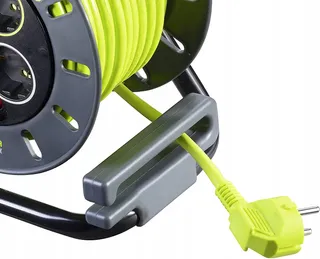 MASTERPLUG PRO-XT Kabelhaspel 25m 4 Stopcontacten Thermobeveiliging — miniatuur 9