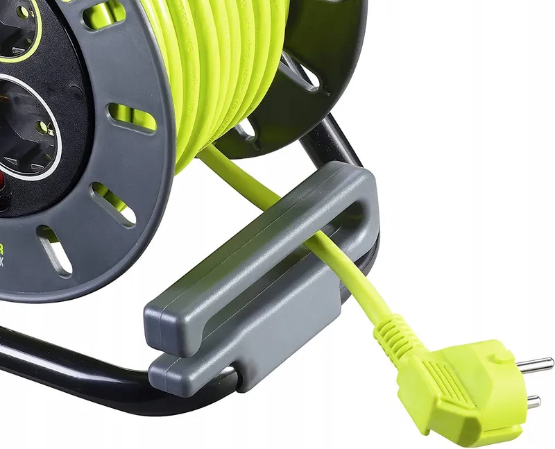 MASTERPLUG PRO-XT Kabelhaspel 25m 4 Stopcontacten Thermobeveiliging — foto 9