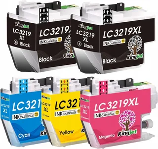 KINGJET LC3219XL Inktcartridge Compatibel Brother MFC Printers