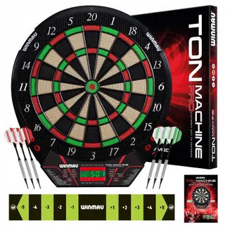 WINMAU Elektronisch Dartbord Soft Tip 90+ Spellen 8 Spelers