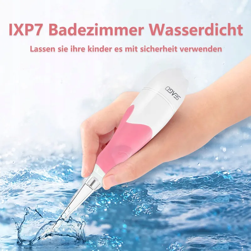 SEAGO SG-513 Elektrische Tandenborstel Kinderen LED Timer IPX7 Roze — foto 8
