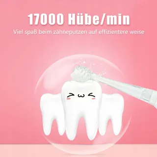 SEAGO SG-513 Elektrische Tandenborstel Kinderen LED Timer IPX7 Roze — miniatuur 5
