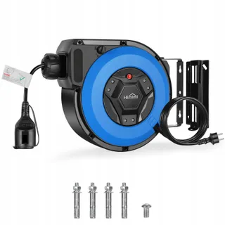 HIMIMI Automatische Kabelhaspel 15m 1500W-3000W IP44 Wandmontage