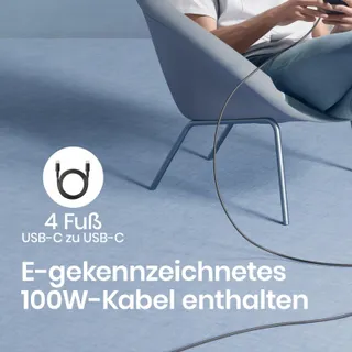 INIU 65W USB C Oplader GaN II 2-Poorts Compact Snelladen — miniatuur 5