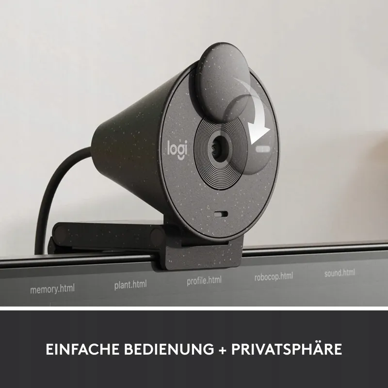 LOGITECH Brio 305 Webcam Full HD 1080P USB-C Microfoon Grafiet — foto 6
