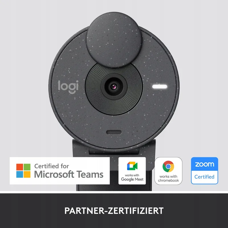 LOGITECH Brio 305 Webcam Full HD 1080P USB-C Microfoon Grafiet — foto 2