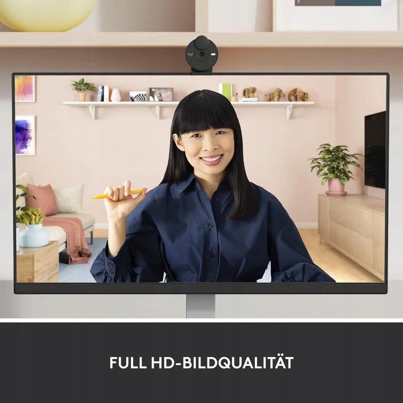 LOGITECH Brio 305 Webcam Full HD 1080P USB-C Microfoon Grafiet — foto 4